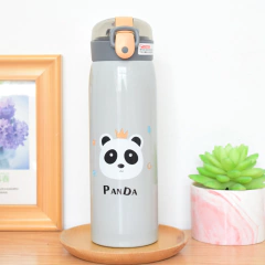 Termo- Botella - Acero Inoxidable Con Sorbete De Silicona 500ml - Anantrade- My shop Kawaiii