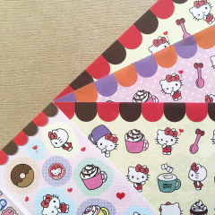 PAPEL ORIGAMI- HELLO KITTY 15 X 15 CM KAWAII en internet