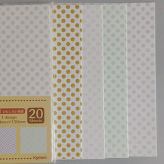 Papel Origami Perlados 15x 15 Cm DOTS - comprar online