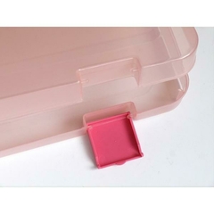 Carpeta plástica translucida Rosa para Hojas A4 documentos Origen Japan