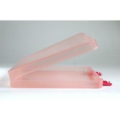 Imagen de Carpeta plástica translucida Rosa para Hojas A4 documentos Origen Japan