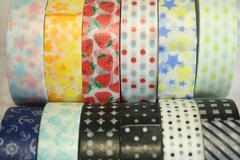 COMBO 5 unidades Washi Tape Cinta Para Decorar 12 Metros - comprar online