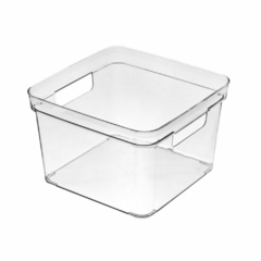 Organizador Contendor Multiuso/ Heladera Plástico Transparente Mediano