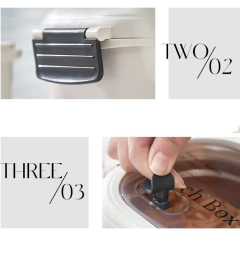 Taper De Acero De Inoxidable- Lunchera Con Divisiones Kawaii