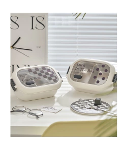 Taper De Acero De Inoxidable- Lunchera Con Divisiones Kawaii en internet