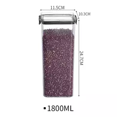 Contenedor Frasco Hermético Apilable Acrílico - tienda online