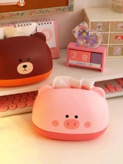 Box Porta Pañuelos Diseño Bear&Pig - comprar online