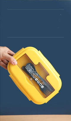 Lunchera -vianda Hermética-c/ Divisiones Microondas Lavavajillas OK - tienda online