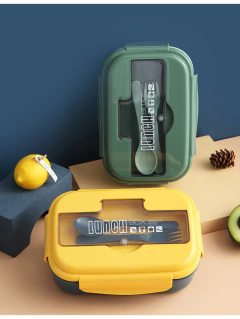 Lunchera -vianda Hermética-c/ Divisiones Microondas Lavavajillas OK - tienda online