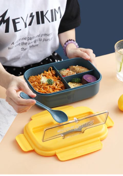 Lunchera -vianda Hermética-c/ Divisiones Microondas Lavavajillas OK - Anantrade- My shop Kawaiii