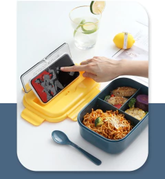 Lunchera -vianda Hermética-c/ Divisiones Microondas Lavavajillas OK - comprar online