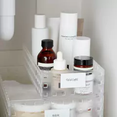 Organizador Cuadritos Mediano Apilables Organizar Espacios - tienda online