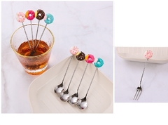 Mini Tenedores Plateados Postre 12cm - 6 unidades- - comprar online