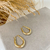 Argola Oval Gold Semijoia na internet