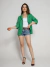 Blazer feminino social de botão 3/4 de alfaiataria .Blz-003 - loja online