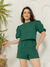 CONJUNTO SHORT ELASTICO E BLUSA MANGA PRINCESA DE LINHO.CON-0023 - comprar online