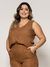 conjunto feminino blusa e calça flare com botão PLUSIZE . DUNA .CONPL-0039 na internet