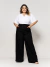 Imagem do Calça Feminina PLUS SIZE Pantalona COS DE ELASTICO . CLPL-005