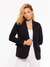 Max BLAZER LONGO de alfaiataria com botão. BLZ-004