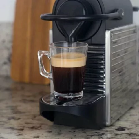 Set de 6 tazas café jarrito vidrio con asa 110cc