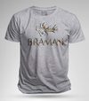 Remera de algodon manga corta - Ciervo y BRAMAN - comprar online