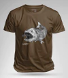 REMERA DE ALGODÓN - DORADO EN BLANCO Y NEGRO - comprar online