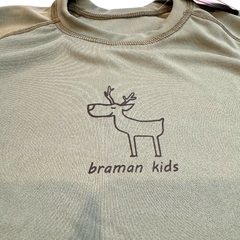 Remera técnica manga larga niño VERDE - comprar online