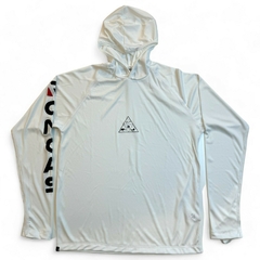 REMERA TECNICA CON CAPUCHA Y BUFF - COLOR BLANCO - comprar online