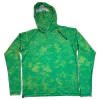 REMERA TECNICA CON CAPUCHA Y BUFF - COLOR VERDE