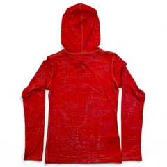REMERA TECNICA CON CAPUCHA Y BUFF - DAMA - comprar online