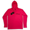 REMERA TECNICA CON CAPUCHA - ROSA FLUOR