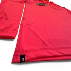REMERA TECNICA CON CAPUCHA - ROSA FLUOR - OUTDOOR SHOP
