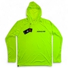 REMERA TECNICA CON CAPUCHA - AMARILLO FLUOR