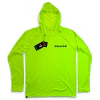 REMERA TECNICA CON CAPUCHA - AMARILLO FLUOR
