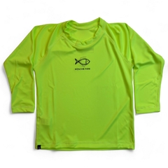 REMERA TECNICA NIÑO - VERDE