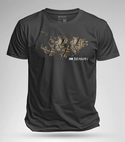 Remera de algodon manga corta - MALVINAS ARGENTINAS