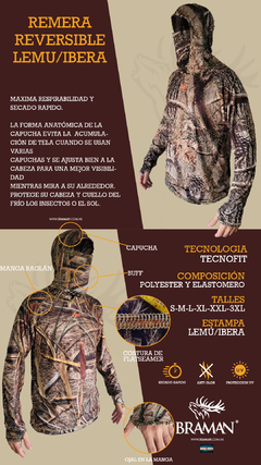 REMERAS MANGA LARGA C/CAPUCHA REVERSIBLE en internet