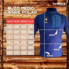 BUZO MICROPOLAR - AZUL - comprar online