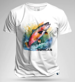 REMERA DE ALGODÓN - PEZ TRUCHA ARCOIRIS - OUTDOOR SHOP
