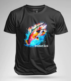 REMERA DE ALGODÓN - PEZ TRUCHA ARCOIRIS - comprar online