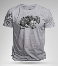 REMERA DE ALGODÓN - TRUCHA EN BLANCO Y NEGRO en internet