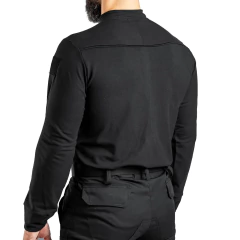 Imagen de Remera Manga Larga con Cierre Negra T:XXS-XXL (2101901)