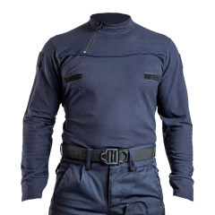 Remera Manga Larga con Cierre Azul T:XXS-XXL (2101496) en internet