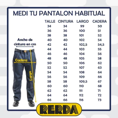 Imagen de Pantalón de Vestir Azul T:50-54 (1120772)