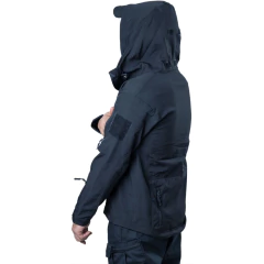 Campera SoftShell Premium Azul T:3XL-5XL (5101193) - Rerda S.A. - Sastrería Militar