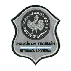 Escudo bordado Policía de Tucumán (7709425)