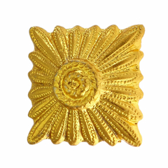 Rombo Metálico 25 mm Dorado (7707552)