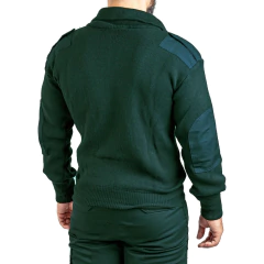 Tricota con Cuello Polera Forrada Verde (2301300) - Rerda S.A. - Sastrería Militar