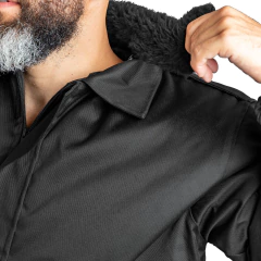 Campera Corta Cuello desmontable Negra (5101011) en internet