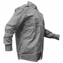 Camisa Manga Larga Gris Cuello Paloma T:46-50 - Saldo (4120791) en internet